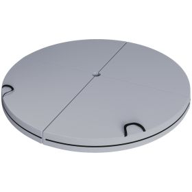 Foldable Crash Mat, Pole Padding with Carrying Handles and EPE Foam for Dance Training and Exercise, Gray