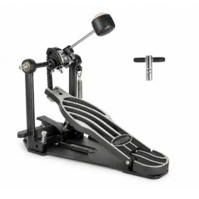 5 Core Bass Drum Pedal Mount Adjustable Felt Beater Head Single Chain Heavyduty Kick Drum Foot Pedal