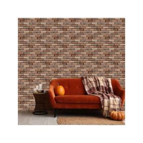 10 Pack 3D Brick Wall Stickers 3D Wall Panels Peel And Stick White Brick Wallpaper PE Foam Self Adhesive Wallpaper Removable And Waterproof Art Wall T