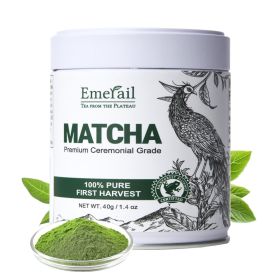 Matcha--Ceremonial Grade Matcha Green Tea Powder,Premium First Harvest Unsweetened,1 0 0 Pure Matcha ForLattes,Smoothies,and Baking  40g  1.4oz-Ships