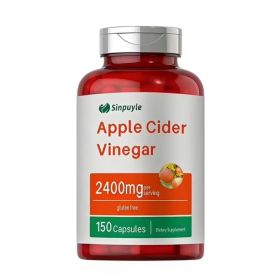 Apple Cider Vinegar Capsules 2400mg - 150 Capsules, Gluten-Free, Digestion & Weight Management Support