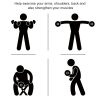 40lbs Rubber Hex Dumbbells Weight Dumbbell Hand Weight Barbell for Body Fitness Training for Home Office Gym, Black