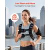 Weighted Vest, 25 lbs Body Weight Vest for Men Women, with Reflective Stripe, Adjustable Buckle, Workout Equipment for Strength Training, Running