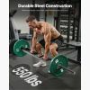 Multi-Grip Barbell, 2-inch 3 Positions Swiss Bar, 550 LBS Capacity Heavy Duty Swiss Barbell Training Equipment, with 2 Collars and Knurled Grips