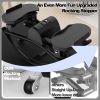 Lateral Stepper for Exercise-Rocking Stepper Machine with Resistance Bands & Anti-Slip Mat and LCD Monitor