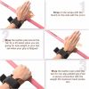 Weight Lifting Grips with Wrist Straps - Weightlifting Hooks, Non-slip Cowhide Padded Workout Gloves for Men and Women Deadlift, Pull Up, Rows