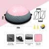Balance Ball Balance Trainer 660Lbs Weight Capacity 23" Half Ball with Resistant Band, Anti Burst Design