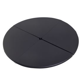 Pole Dance Mat, 2"T x 5W Folding Pole Crash Mat for Home, Lightweight and Foldable, Black