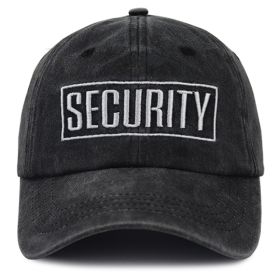 Security Hats For Men Women Security Accessories Baseball Cap