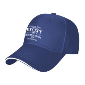 Travel Sun Hat Student's Hat Sun Hat (Option: Blue-One size)