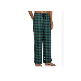Women's Stretch Plaid Casual Pants With Pockets (Option: Green-S)