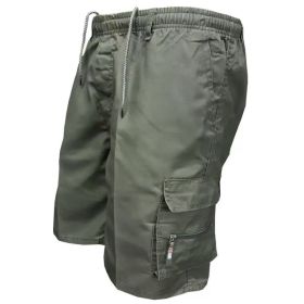Men's Casual Work Pants Loose Summer (Option: Army Green-2XL)