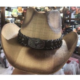 Summer Outdoor Ethnic Style Fedora Hat West (Option: R33C-Free Size)