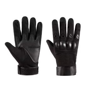 Anti-Slip Gloves, Outdraw, Appearance, Reduces Palm Thickening, Machine Work, Half Finger Hard Dain, Heat Retention, Cut Resistant, Durable, Joint Pro (Option: Black-M)