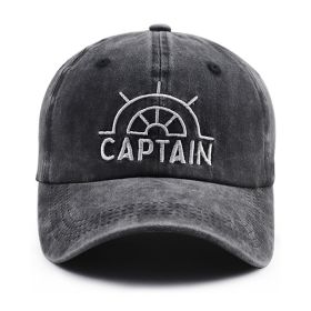 2pcs Vintage Washed Captain Wheel Baseball Cap - 2026 World Cup Soccer Fan Hat, Adjustable Unisex Cotton Hat With Nautical Embroidery (Option: 1pcs)