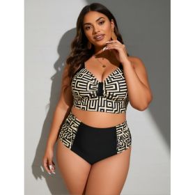 Women's 2-piece Casual Swimsuit Set M178 (Option: 0XL)