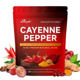 Chili Pepper Softgel Supplement To Support Leg Vein, Heart, And Vascular Health. Contains Vitamins C, D3, And K2, As Well As Extracts Of Grape Seed, H (Option: 1 PCS)
