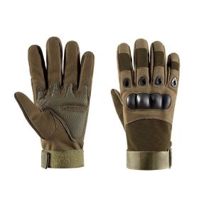 Anti-Slip Gloves, Outdraw, Appearance, Reduces Palm Thickening, Machine Work, Half Finger Hard Dain, Heat Retention, Cut Resistant, Durable, Joint Pro (Option: Green-M)