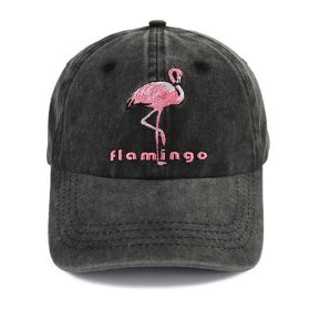 2pcs Vintage Washed Cotton Baseball Cap With Flamingo Embroidery,  FC The Flamingos World Cup Fan Hat Adjustable Unisex Soccer Hat For Men Women (Option: 2pcs)