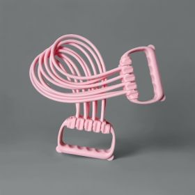 Womens Adjustable Shoulder- And Back-Open Foot-Operated Resistance Trainer (Option: Pink-Handheld-1PCS)