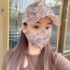 Breathable Sun Protection Sun Hat Travel Fashion All-match Korean Style Baseball Cap Peaked Cap (Option: Golden Suit-Adjustable)