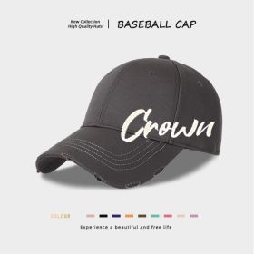 Men's European And American Casual Baseball Caps (Option: Grey-adjustable)