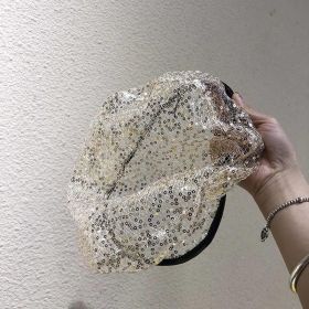 Mesh Hat Cover Gray Hair Lace Pile Heap Cap Thin Spring Women's Big Head Circumference (Option: Yellow-Adjustable 56 To 58cm)