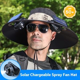 Camouflage Military Green Fan (Option: Camouflage military green-1PCS)