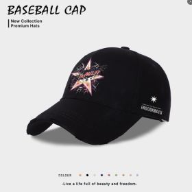 European And American Style Casual Baseball Cap (Option: Black)