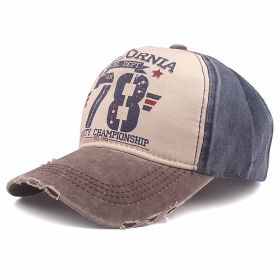 Washed Coating Sunshade Casual Duck Tongue Baseball Cap (Option: Coffee eaves)