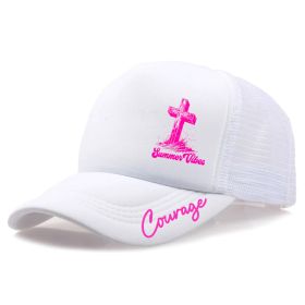 Men's Casual Baseball Cap (Option: White)