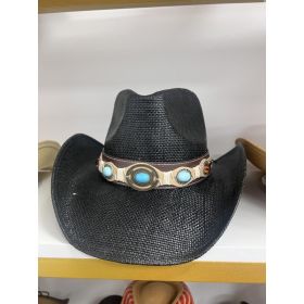 Summer Outdoor Ethnic Style Fedora Hat West (Option: R19D-Free Size)