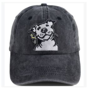 2pcs Dog Lover Gifts For Women Men, French Hat, Denim Adjustable Embroidered Dog Dad Baseball Cap (Option: 2pcs)