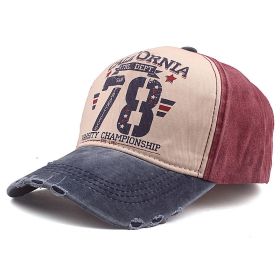 Washed Coating Sunshade Casual Duck Tongue Baseball Cap (Option: Tibetan green eaves)