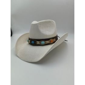 Summer Outdoor Ethnic Style Fedora Hat West (Option: R19A-Free Size)