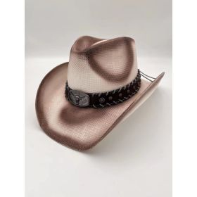 Summer Outdoor Ethnic Style Fedora Hat West (Option: R33B-Free Size)