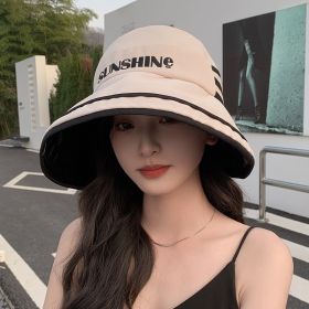 Bucket Hat Women's Cute Outdoor Sports Hat Summer Fashion (Option: Khaki)