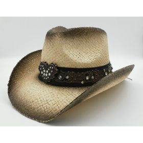 Summer Outdoor Ethnic Style Fedora Hat West (Option: R20BB-Free Size)