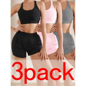 3pcs Cooling Quick-Dry Workout Shorts Breathable, Loose Fit, Perfect For Summer (Option: Multicolored-XL)