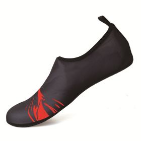 Men's Water Shoes Quick Drying Swimming Socks Women Yoga Shoes Summer Aqua Sandals Non Slip Barefoot Slippers for Beach Vacation (Color: P27, size: 42-43 (feet 25.5cm))