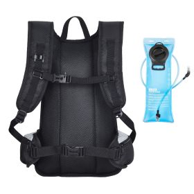Hydration Backpack, 15L Insulated Hydration Pack Backpack with 3L TPU Water Bladder, Hiking Water Backpack with Storage for Men Women (Type: Flanker, Color: Black)