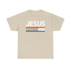 Retro Reign Faith Tee (Color: Sand, size: M)
