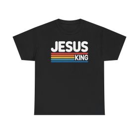 Retro Reign Faith Tee (Color: Black, size: 4XL)