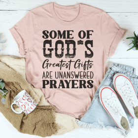 Some Of God's Greatest Gifts T-Shirt (Color: Heather Prism Peach, size: L)