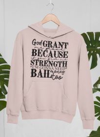 God Grant Me Peace Hoodie (Color: Pink, size: XXX-Large)