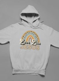 Love Like Jesus Hoodie (Color: Athletic Heather, size: X-large)