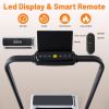 Compact Armless Treadmill, Quiet Under Desk Walking Pad, 200 Lbs Capacity 3 in 1 Portable Walking Treadmill