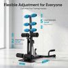 Sissy Squat Machine for Home Gym, All-in-One Deep Squat & Ab Workout Equipment, Adjustable Leg Exercise Machine for Glutes & Quads, 300 Lbs Capacity