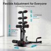 Sissy Squat Machine for Home Gym, All-in-One Deep Squat & Ab Workout Equipment, Adjustable Leg Exercise Machine for Glutes & Quads, 300 Lbs Capacity