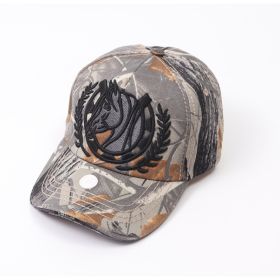 Letter Embroidery Graffiti Baseball Cap Unisex Street (Option: Brown)
